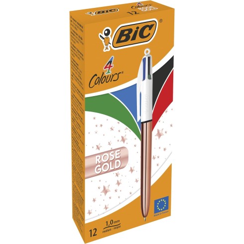 Penne Bic 4 Colori Rose Gold 12 pz.