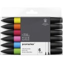 Promarker Set  6 Vibrant Tones 0290110