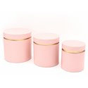 Scatole Regalo Star Everyday Set 3 pz. Tonde Macarons Rosa 22315