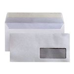 Buste Bianche Pack 25 pz. 11x23 con finestra