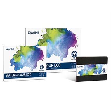 Blocchi Watercolor Eco Favini 29x42 gr./mq. 300 10 ff