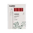 Carioca Plus Marker Acrilici 6 pz. 03 Red