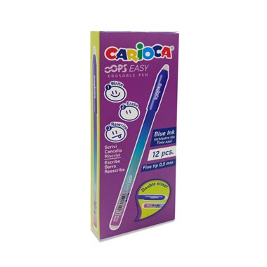 Penne Carioca Oops Easy Blu 12 pz