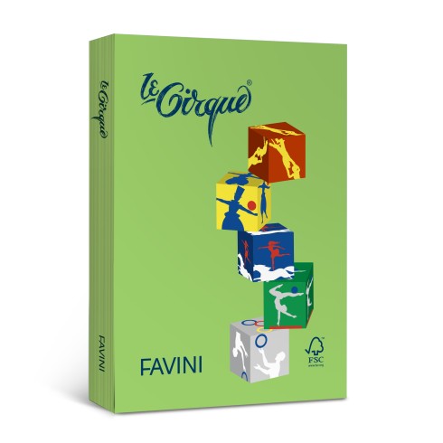 Carta Le Cirque gr.80 A4 CF Verde Prato 500 ff