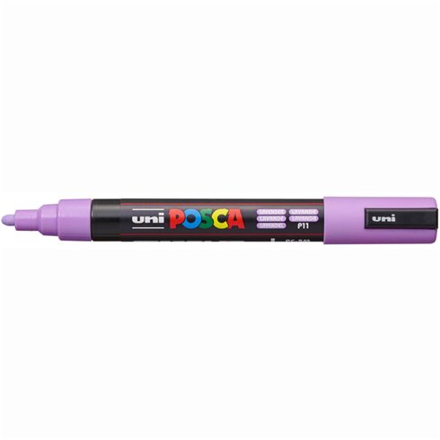 Marker Uni Posca Media PC5 M Lavanda n.P11 6 pz.