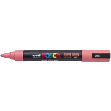 Marker Uni Posca Media PC5 M Rosa Corallo n.66 6 pz.