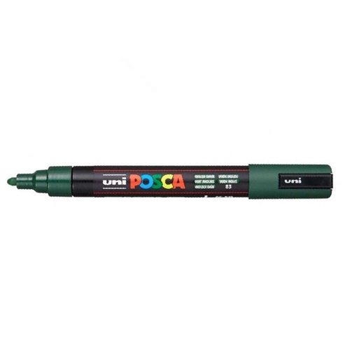 Marker Uni Posca Media PC5 M Verde Inglese n.83 6 pz.