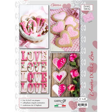 Biglietti CartoGi 24 Amore - Dolce love 719/G