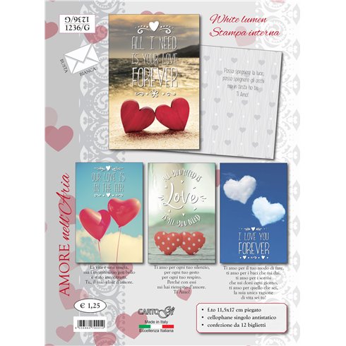 Biglietti CartoGi 24 Amore - Amore nell'aria 1236/G