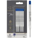 Refills Parker Sfera Punta Media Blu Kit 10 pz.