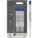 Refills Parker Sfera Punta Media Blu Kit 10 pz.