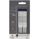 Refills Parker Sfera Punta Media Nero Kit 10 pz.