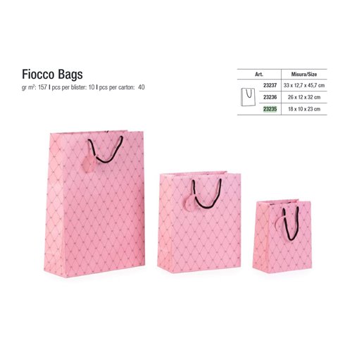 Shopper Star 00 Fiocco 26x12x32 10 pz. 23236