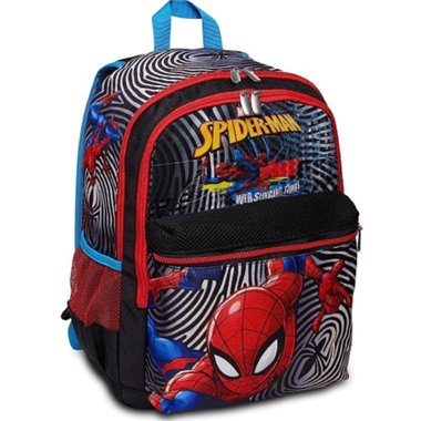 Seven Spiderman Zaino doppio scomparto Jet Blac