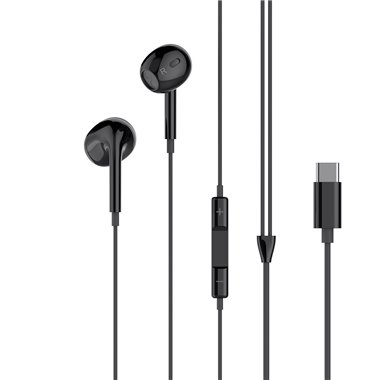 TF Auricolari XO Cavo Type-C Nero EP74