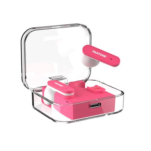 TF Pantone Auricolari TWS PT-TWS011P Rosa