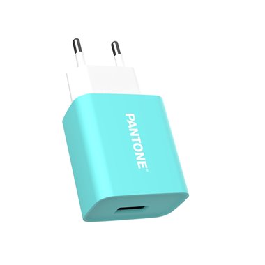 TF Pantone Caricatore a muro PT-AC1USBL 2A 1 x USB Celeste