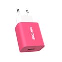 TF Pantone Caricatore a muro PT-AC1USBP 2A 1 x USB Pink