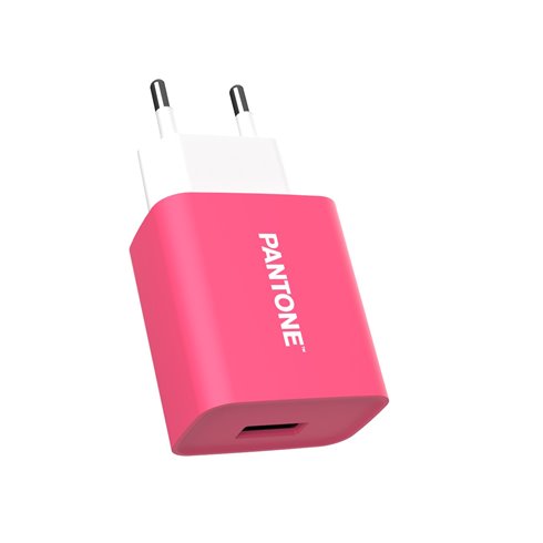 TF Pantone Caricatore a muro PT-AC1USBP 2A 1 x USB Pink