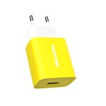 TF Pantone Caricatore a muro PT-AC1USBY 2A 1 x USB Giallo