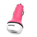 TF Pantone Caricatore auto PT-PDDC05P 38W USB+Type C Rosa