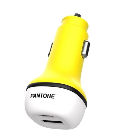 TF Pantone Caricatore auto PT-PDDC05Y 38W USB+Type C Yellow