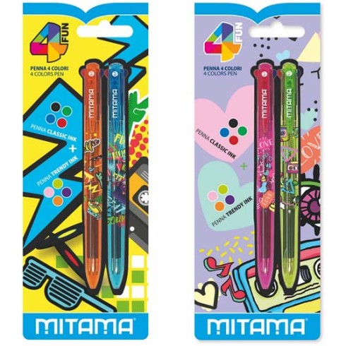 Penne Mitama 4 Colori Trendy 2 pz. 62564