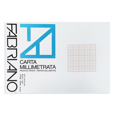 Blocchi Carta Millimetrata Fabriano 29x42 50 ff