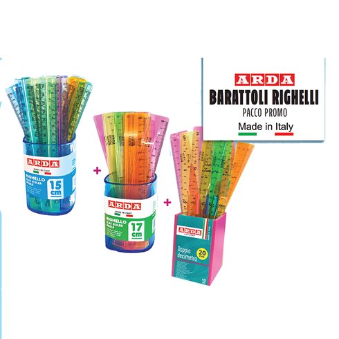 Arda Pacchetto Promo 9004P Righelli 90 pz.