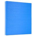 Cartelle 4 anelli Memotak Office Rivestite 32x27x4 Blu