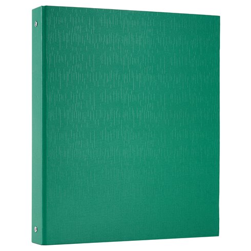 Cartelle 4 anelli Memotak Office Rivestite 32x27x4 Verde