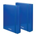 Cartelle con elastico dorso  3  Memotak Office Blu