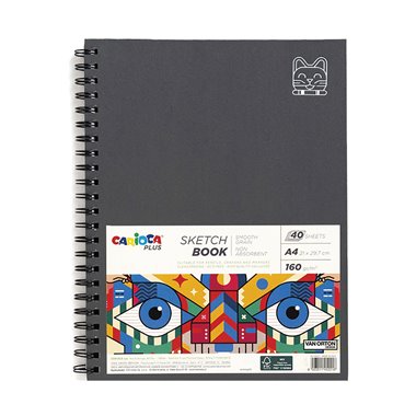 Carioca Plus Sketchbook A4 40 fogli