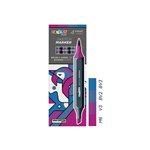 Carioca Plus Sketch Marker Violet Tones 4 pz.