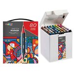 Carioca Plus Sketch Marker 80 pz. hard case