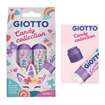 Colla Stick Giotto 20 gr. in blister da 2 pz. Candy Collection