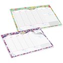 Desk Planner Pigna Nature Flowers Settimanale