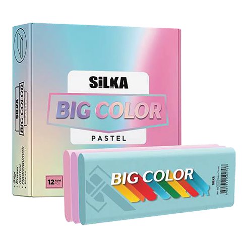 Gomme Silka Big Color Pastel 12 pz. ART.29.P