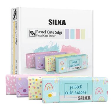 Gomme Silka Pastel Cute 20 pz. ART.1021