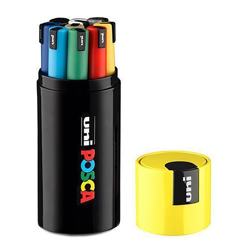 Marker Uni Posca Pen PC1 MR  Gift Box da 9 Giallo