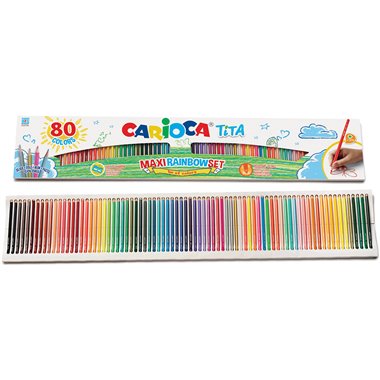 Pastelli Carioca Tita Rainbow Set 80 pz. 42890