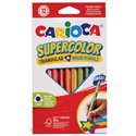 Pastelli Carioca Supercolor Maxi Triang. a 12 pz.