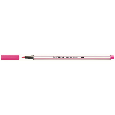 Pennarelli Stabilo Pen 68  Brush Rosa ch. 10 pz. 568/29