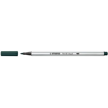 Pennarelli Stabilo Pen 68  Brush Verde Mus. 10 pz. 568/37