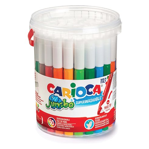 Pennarelli Carioca Jumbo 50 pz.