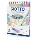 Pennarelli Giotto Turbo Soft Brush a 10 Past 10 pz