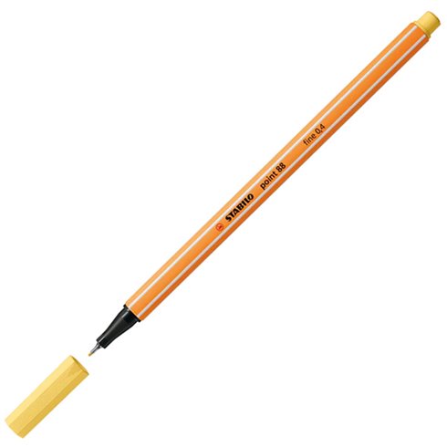 Pennarelli Stabilo Point 88 Giallo light  10 pz. 88/23