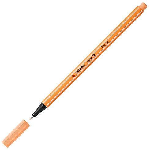 Pennarelli Stabilo Point 88 Arancio light  10 pz. 88/25