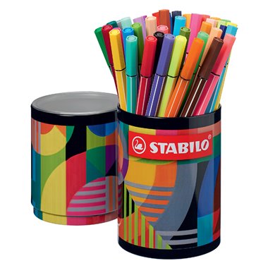 Pennarelli Stabilo Pen 68  Arty Barattolo 45 colori 68/45-2-20