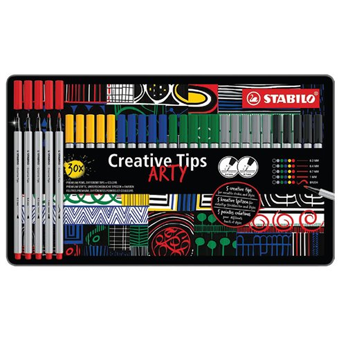 Pennarelli Stabilo Point 88  Creative Tips Arty a 30 BIS